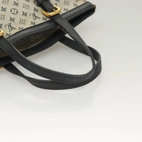 LOUIS VUITTON Monogram Mini Françoise Tote Bag 2way Blue M92208 LV Auth 129802 - Picture 9 of 16
